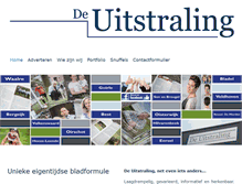 Tablet Screenshot of deuitstraling.nl
